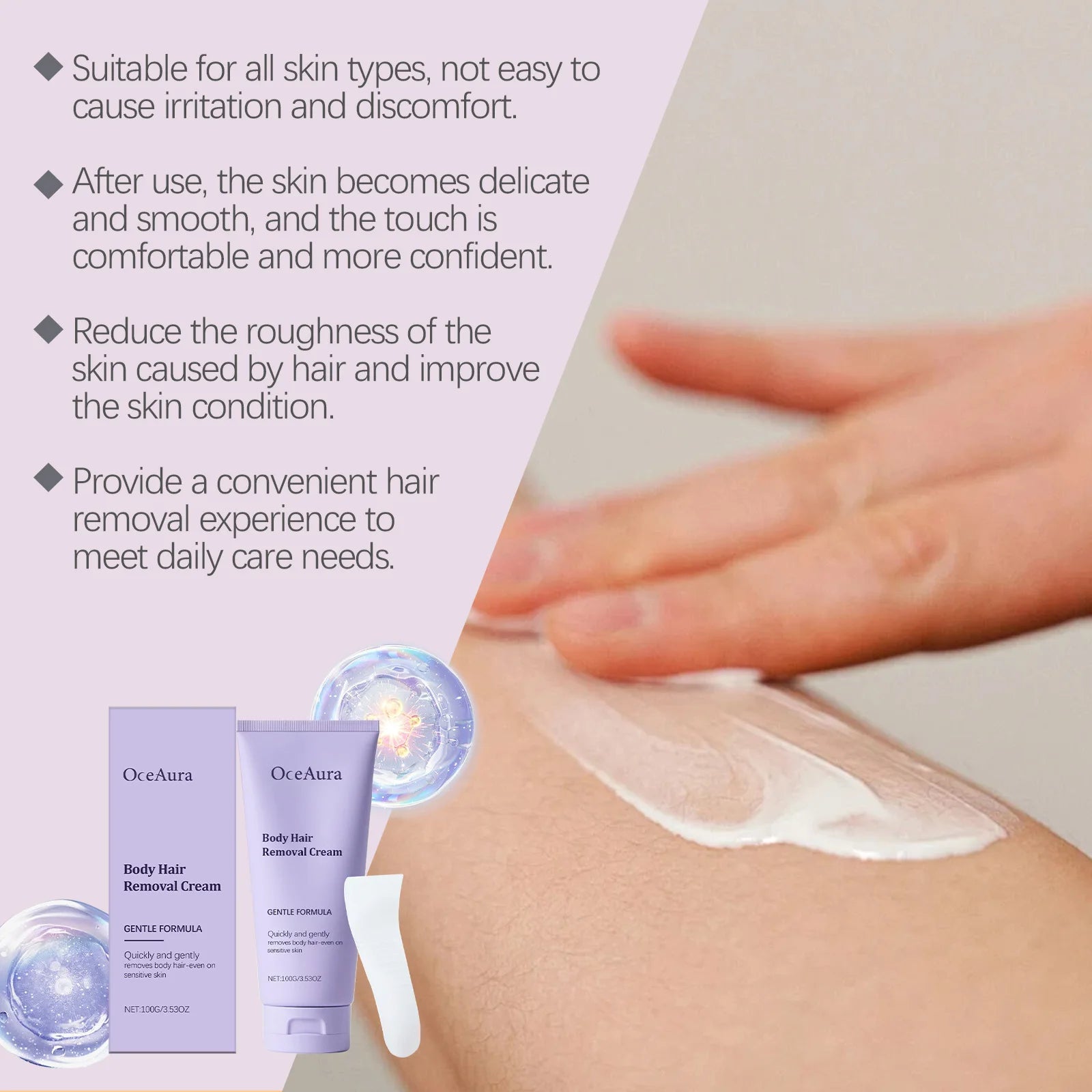 Strawberry Vanilla Hair Removal & After Shave Care Set