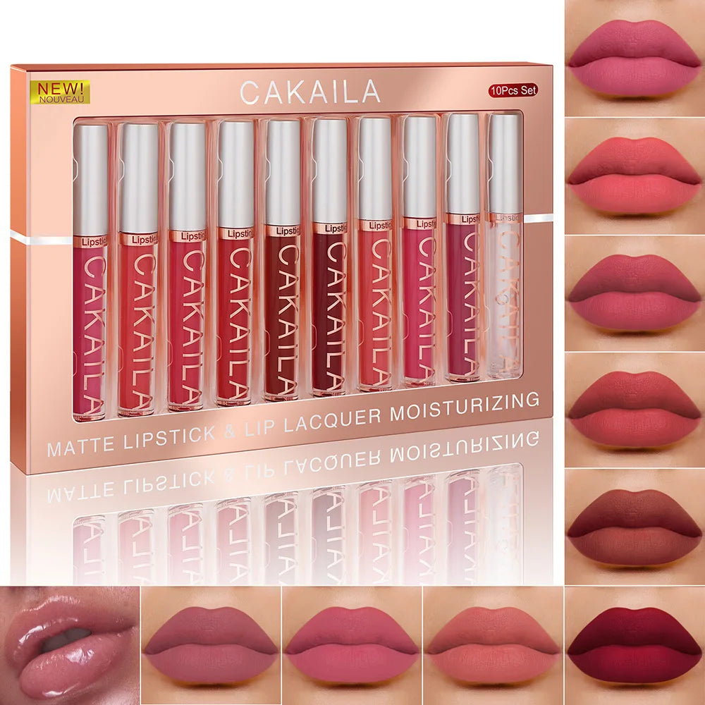 10 Nude Matte Liquid Lipsticks