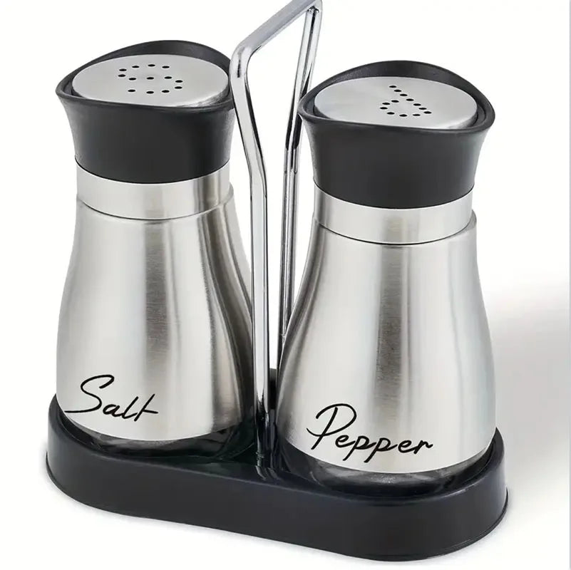 2pcs Glass Spice Bottle Set