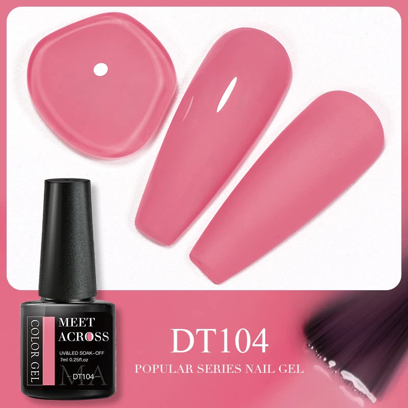 5ml Pink Dried Flower Gel Nail Polish
