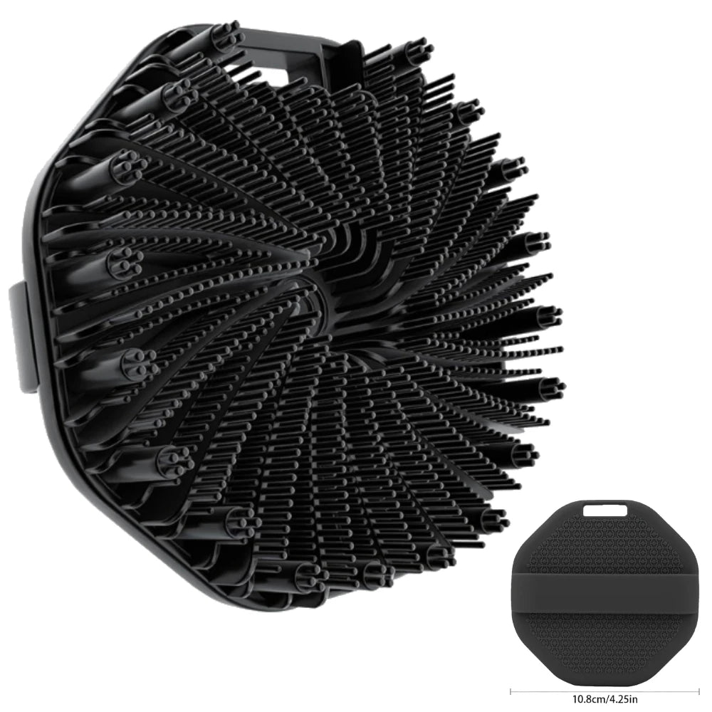 Black Silicone Body Scrubber