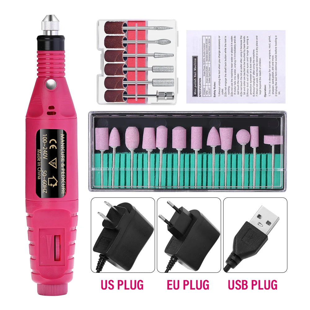 Electric Nail Drill Machine