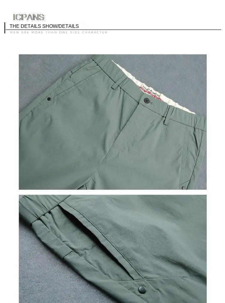 Summer Ankle-Length Suit Pants