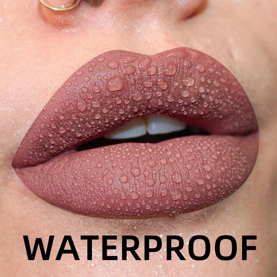 19-Color Matte Velvet Lip Gloss Collection