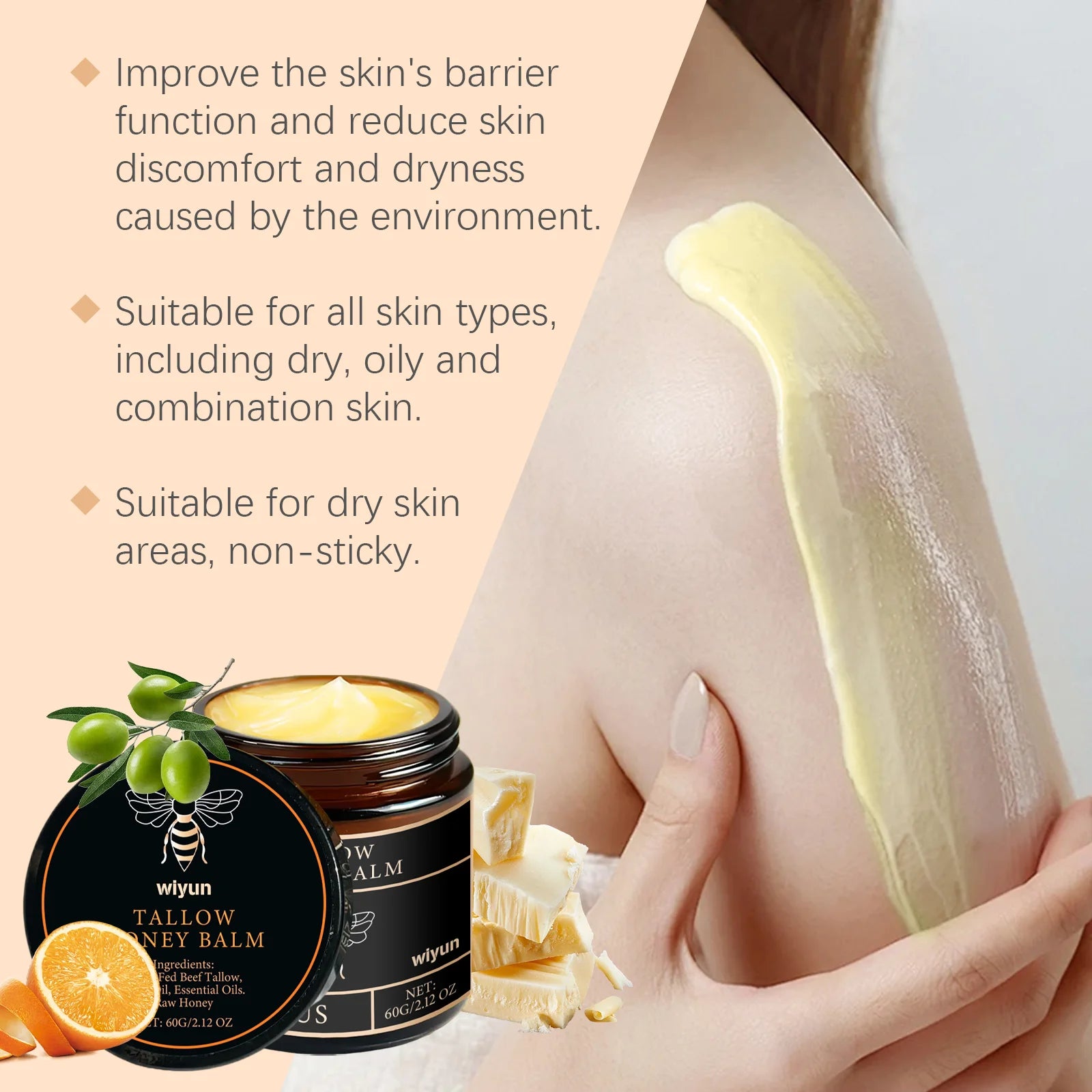 Tallow Honey Glow Cream
