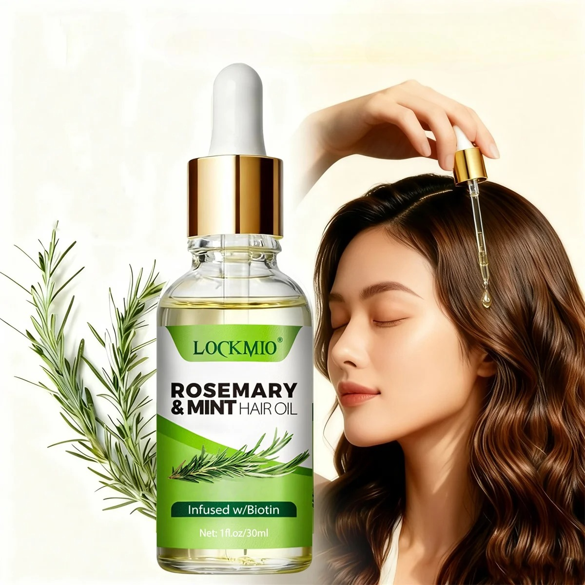 Rosemary Mint Biotin Hair Oil