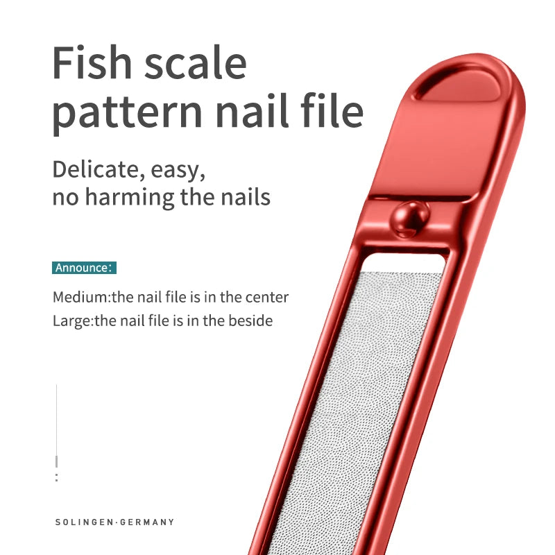 Stainless Steel Curved Blade Nail Clippers