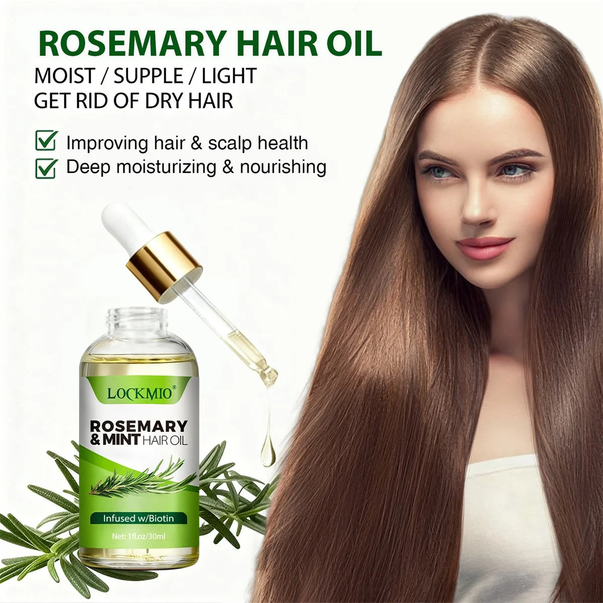Rosemary Mint Biotin Hair Oil