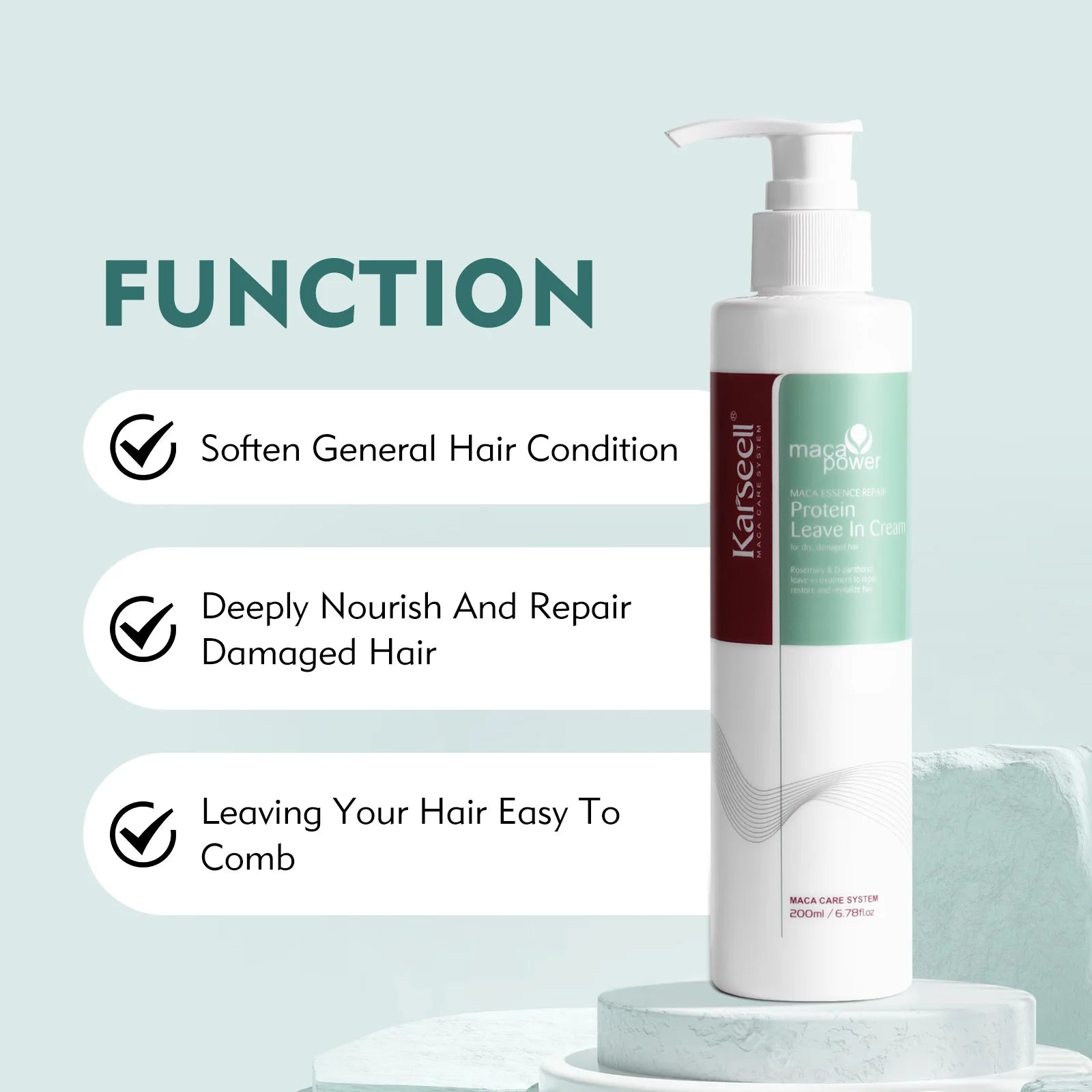 Organic Protein Leave-In Conditioner Cream