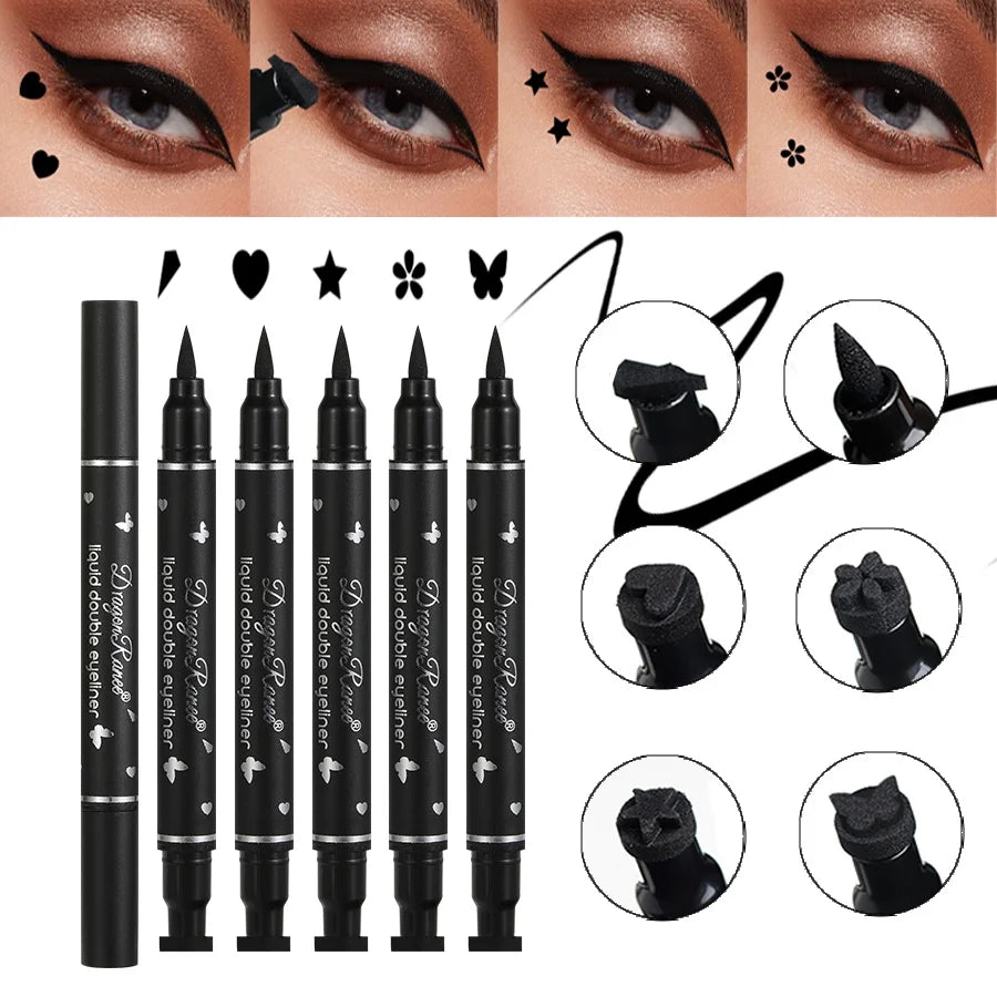 Double-Ended Waterproof Stamp Eyeliner Pen