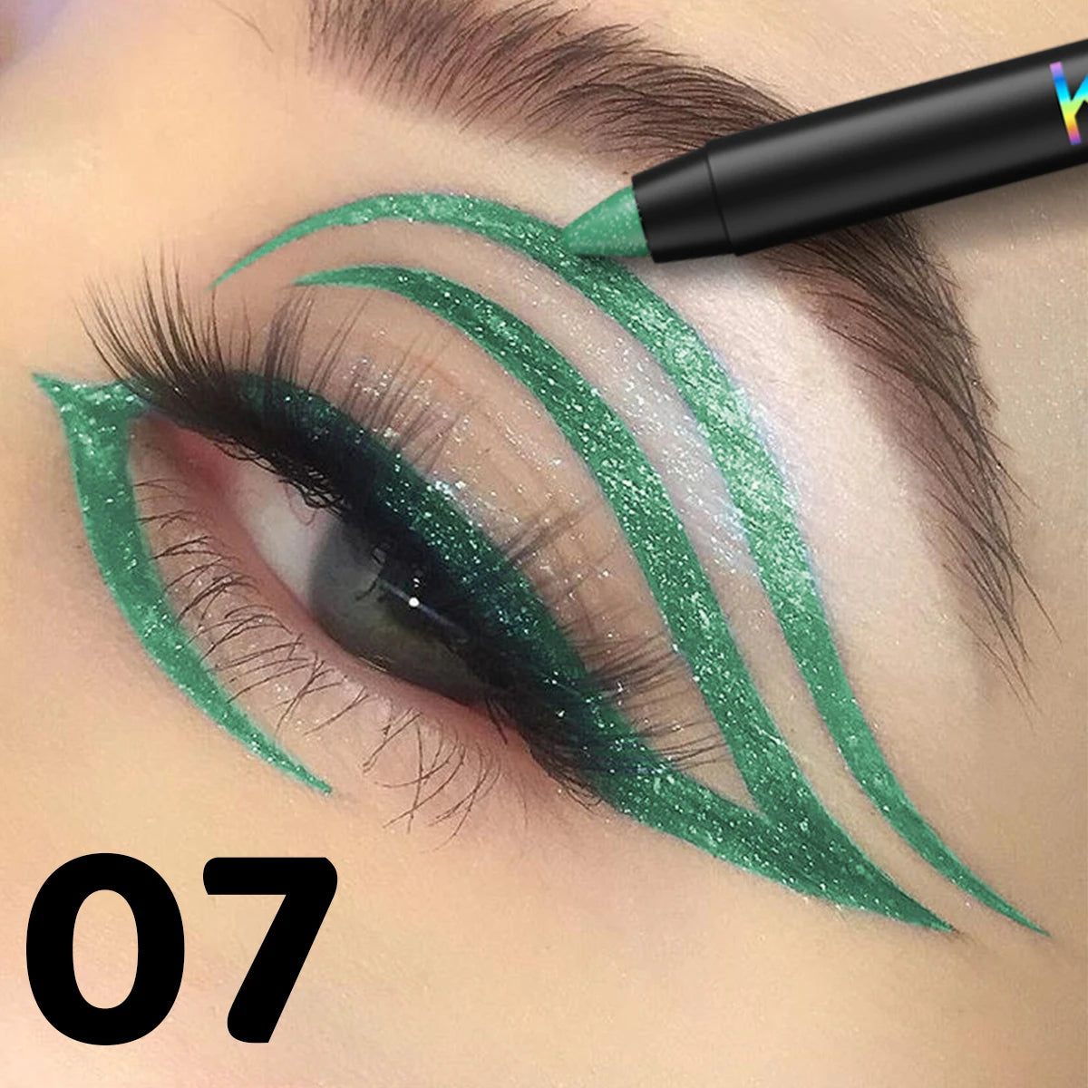 Colourful Metallic Eyeliner Pen
