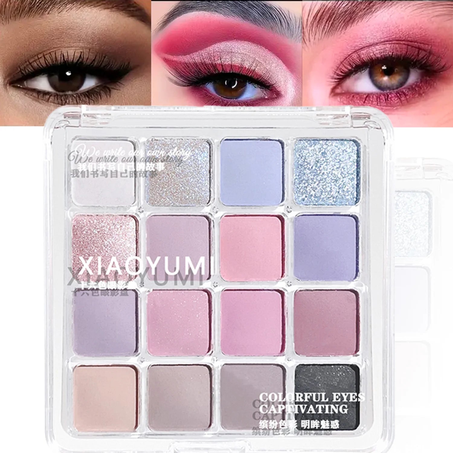 16-Color Sunset Contour and Highlighter Palette
