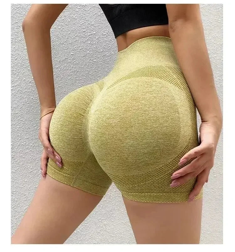 High Waist Honey Butt Yoga Shorts