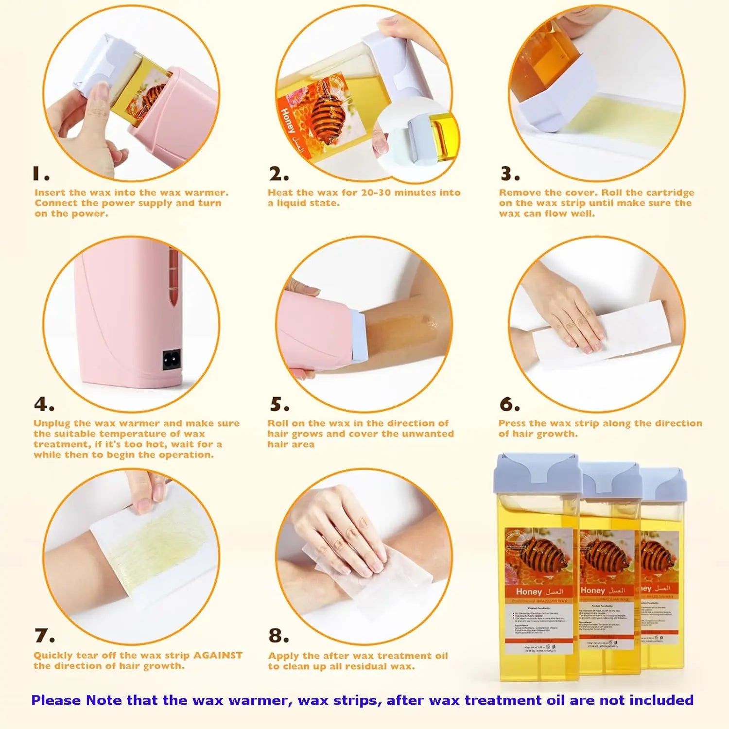 Painless Roll-On Wax Cartridge