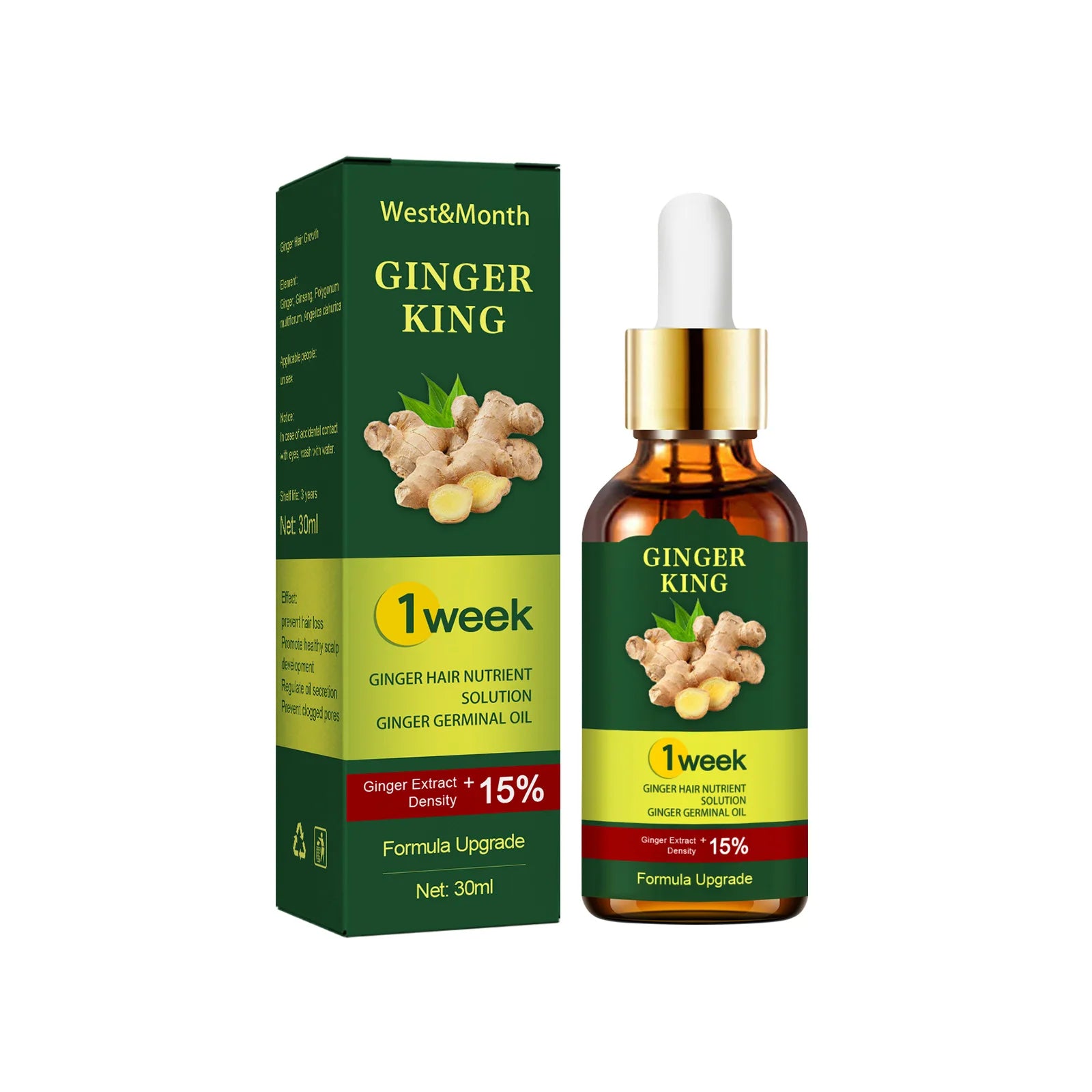 Ginger Hair Regrowth Serum