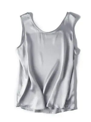 100% Real Silk Sleeveless Tank