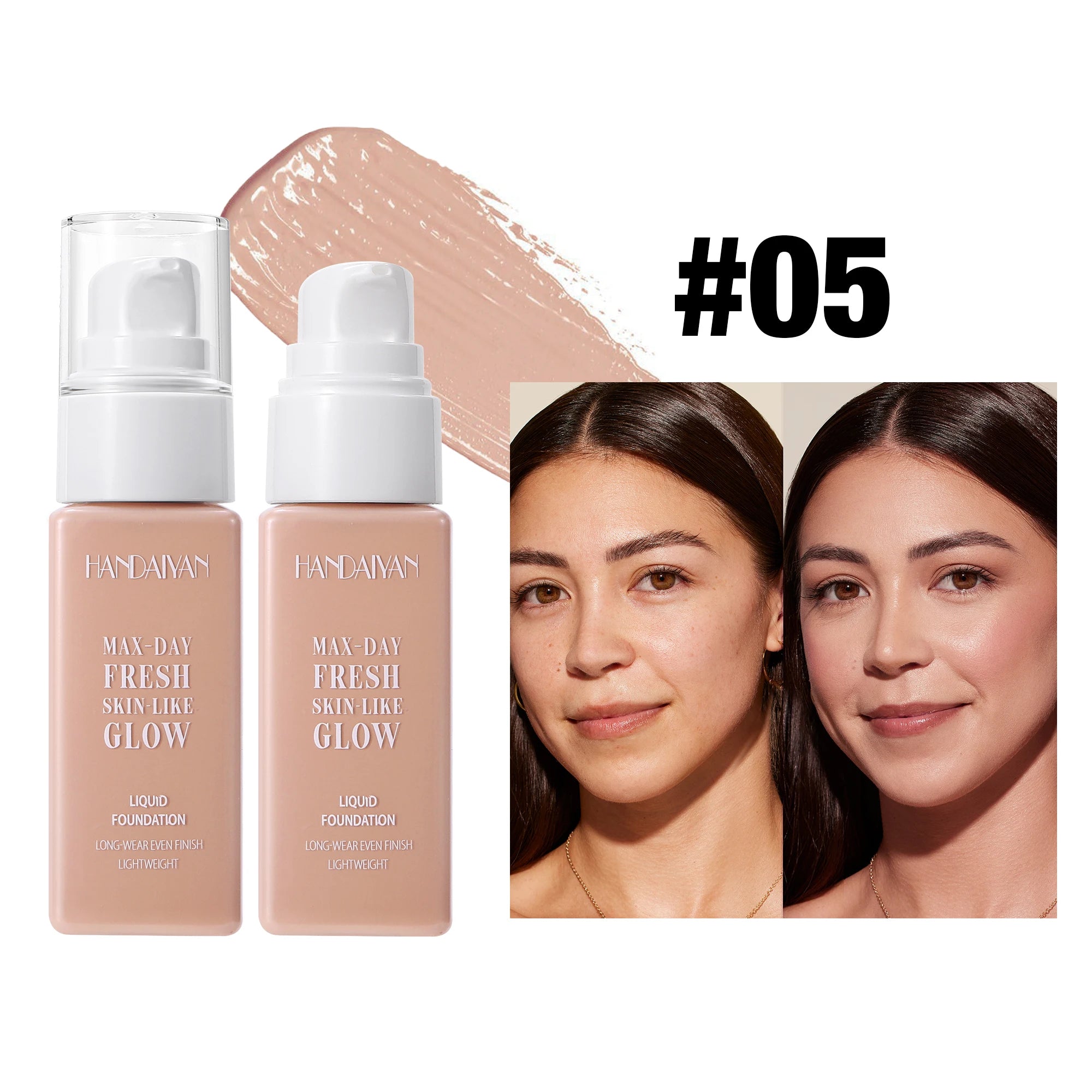 Long-Lasting Liquid Foundation