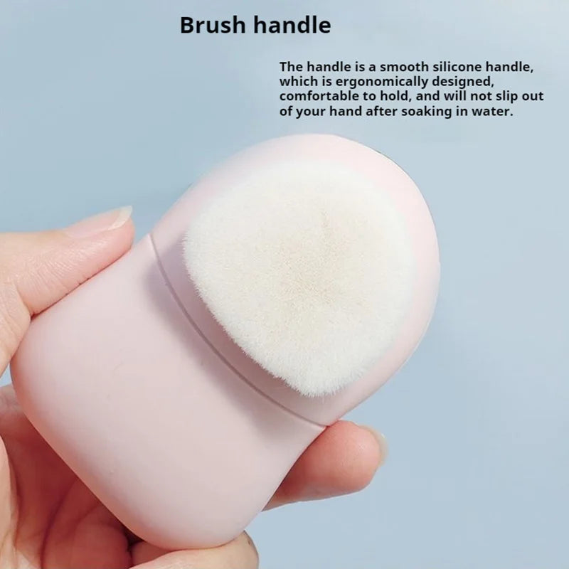 Double-Sided Silicone Facial Cleansing Brush