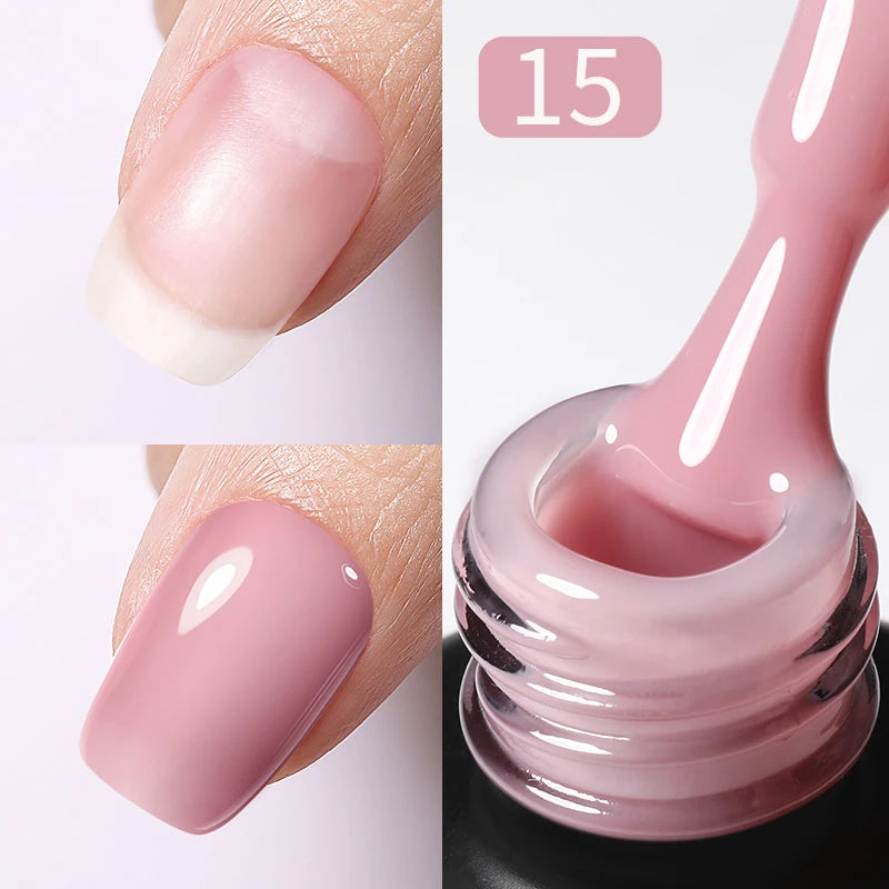 Milky Pink Rubber Base Gel Nail Polish