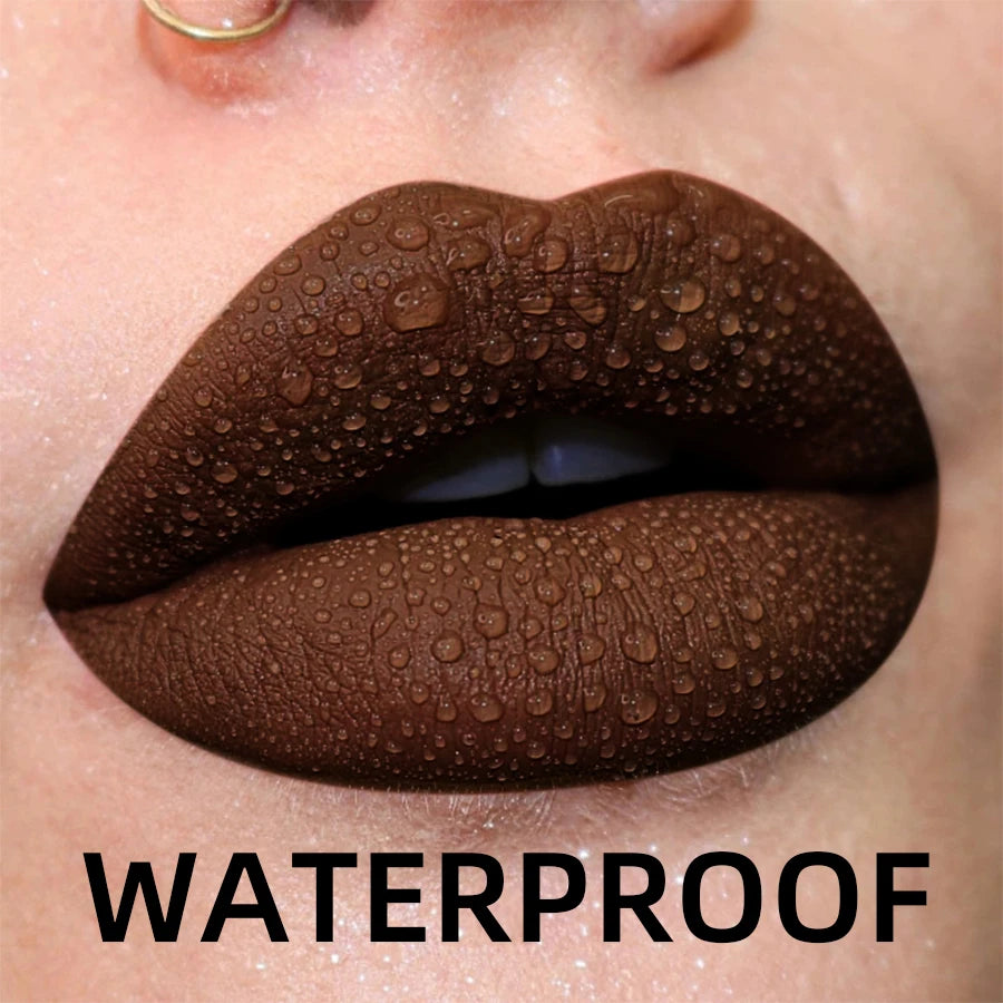 19-Color Matte Velvet Lip Gloss Collection