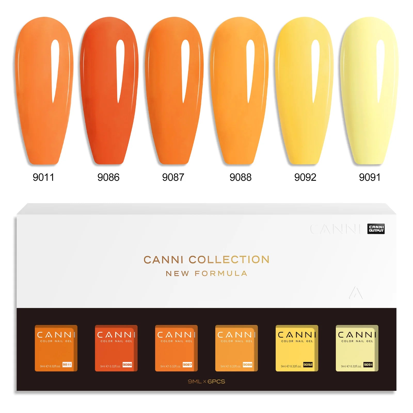 HEMA Free 9ml Nail Gel Polish Kit