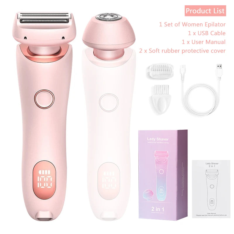 2-in-1 Electric Epilator & Shaver