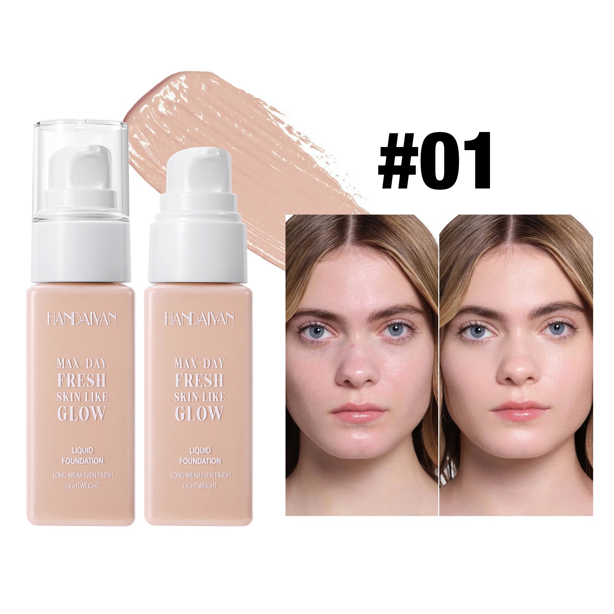 Long-Lasting Liquid Foundation