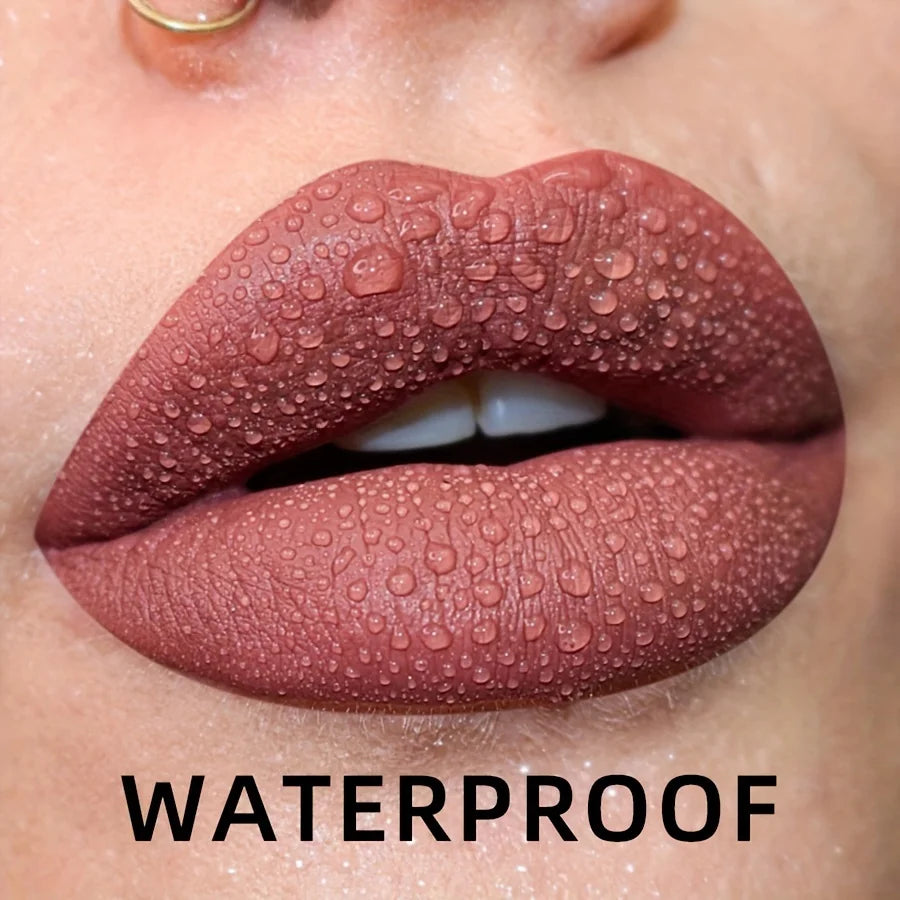 19-Color Matte Velvet Lip Gloss Collection