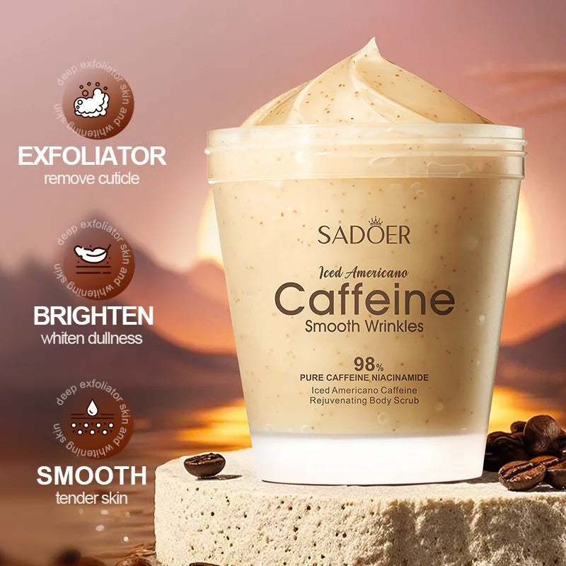 Iced Coffee Caffeine Body Scrub