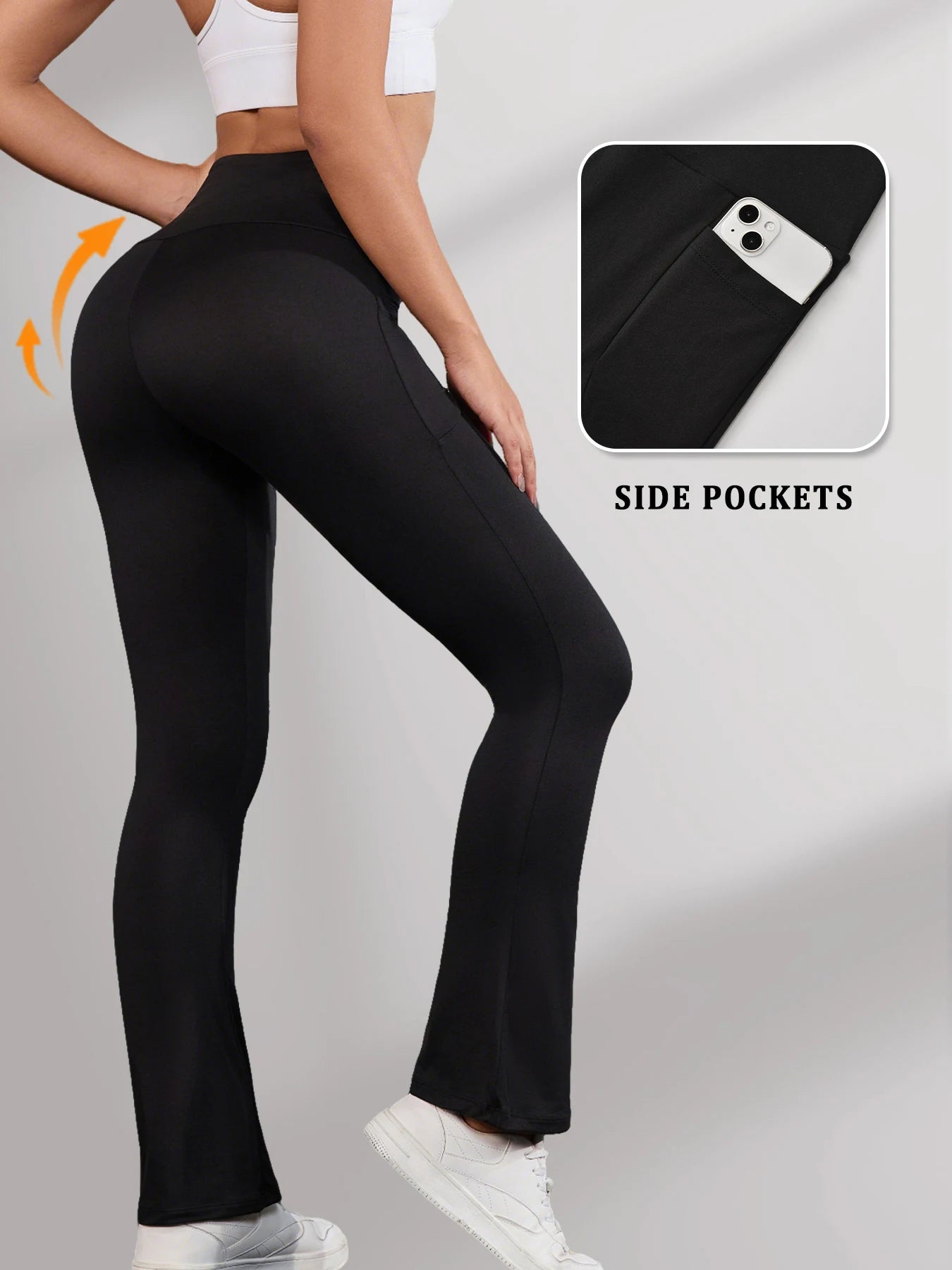 High-Waisted Flare Yoga Pants