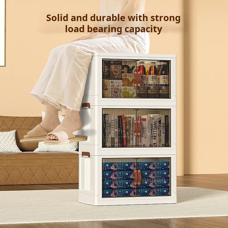 Foldable Transparent Storage Boxes