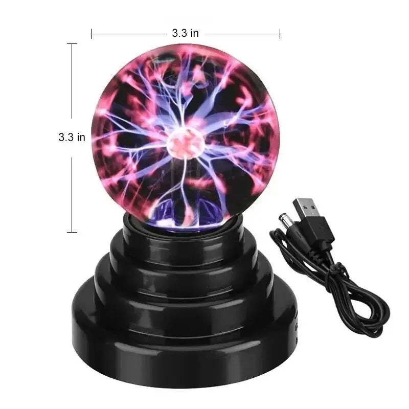 Touch Sensitive Plasma Ball Lamp