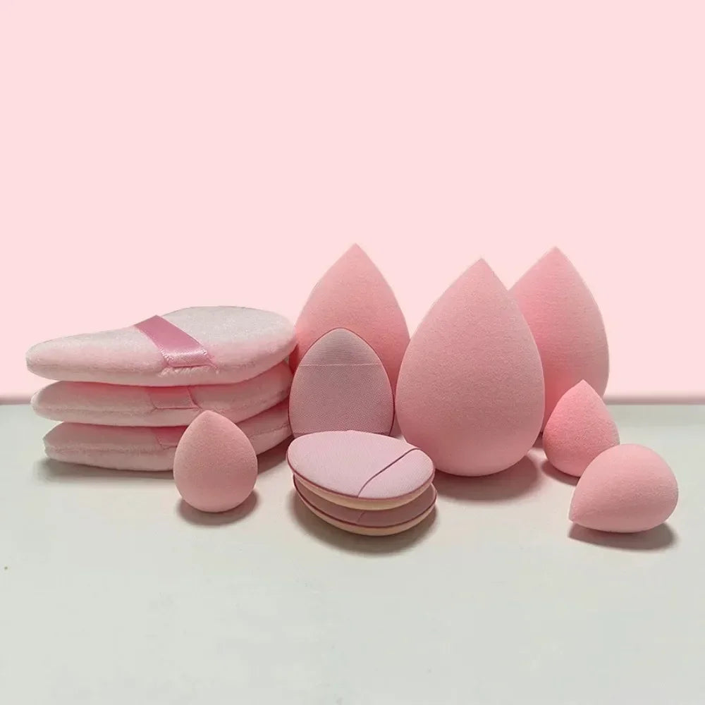 12-Piece Velvet Triangle Makeup Sponges