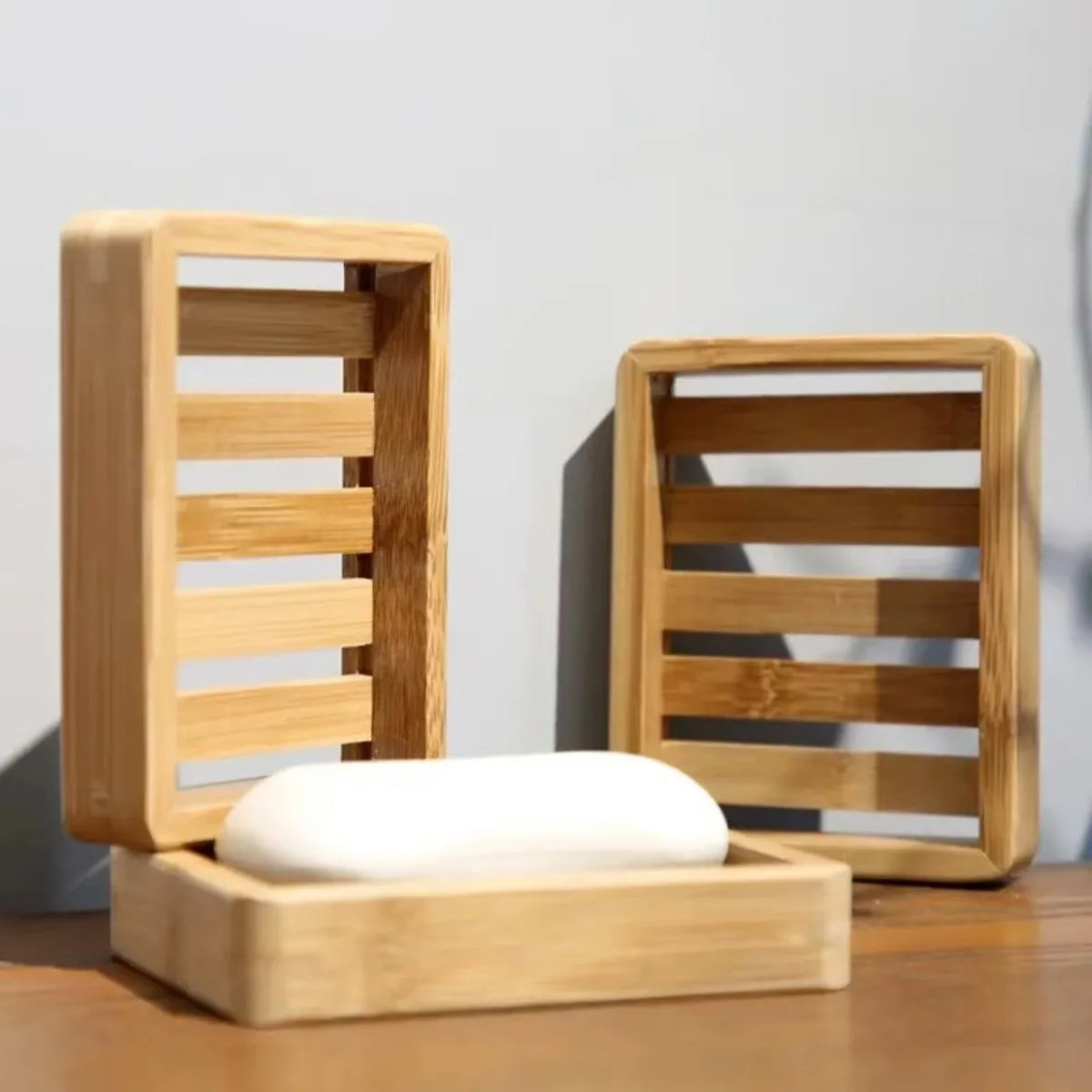Natural Bristle Shower Brush Set