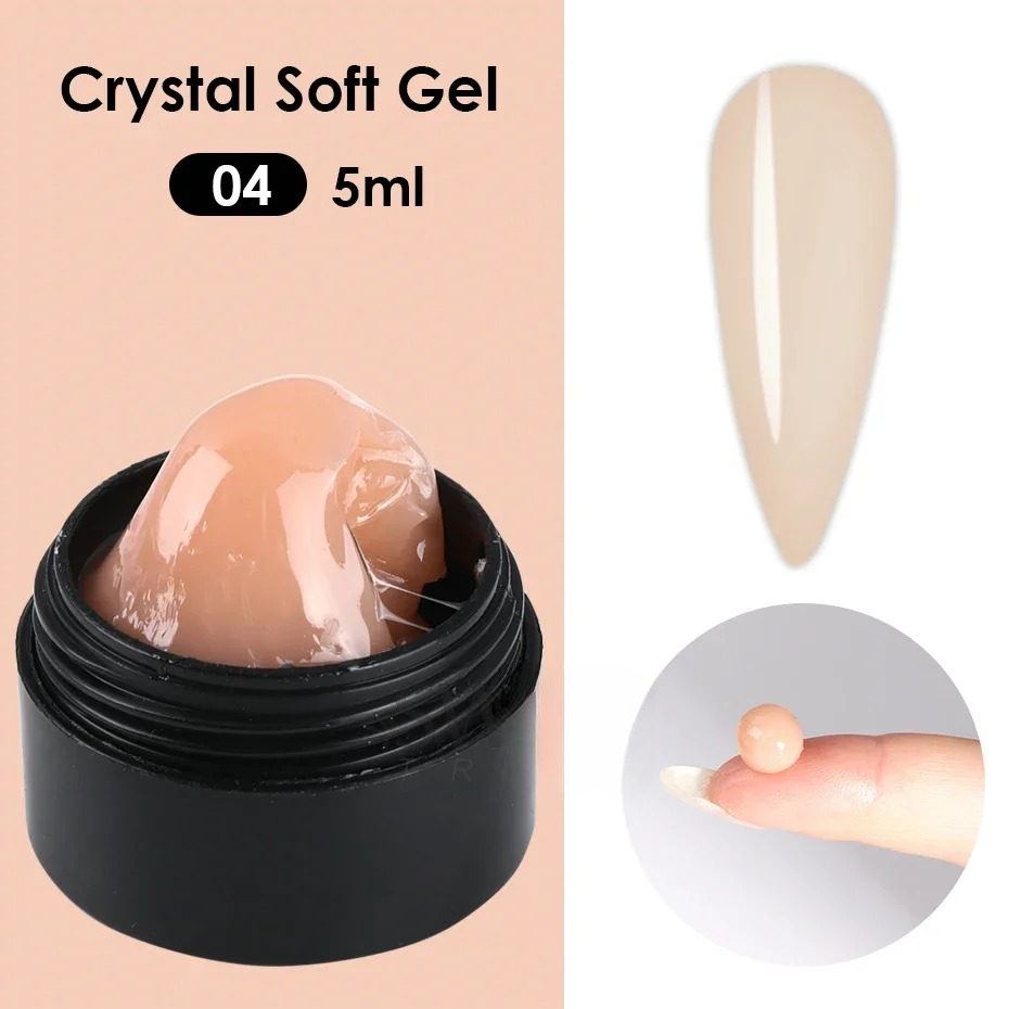 Crystal Soft Solid Extension Nail Gel