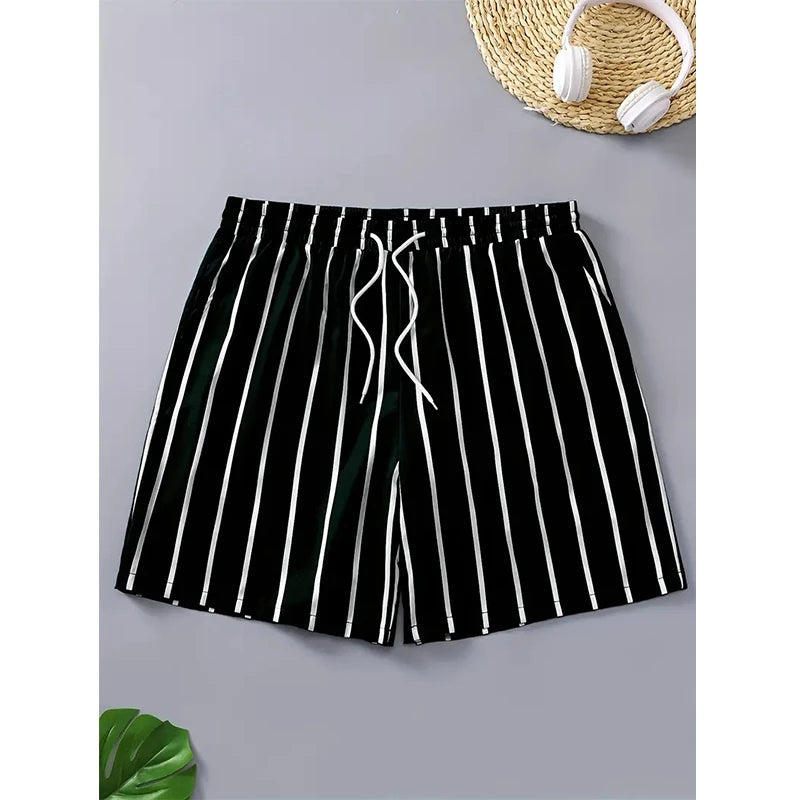 3D Stripe Board Shorts