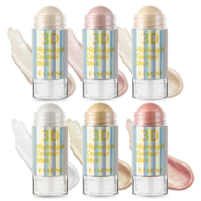 6-Color 3D Highlighter Contour Stick