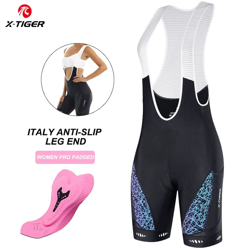 X-TIGER Women’s Padded Cycling Shorts