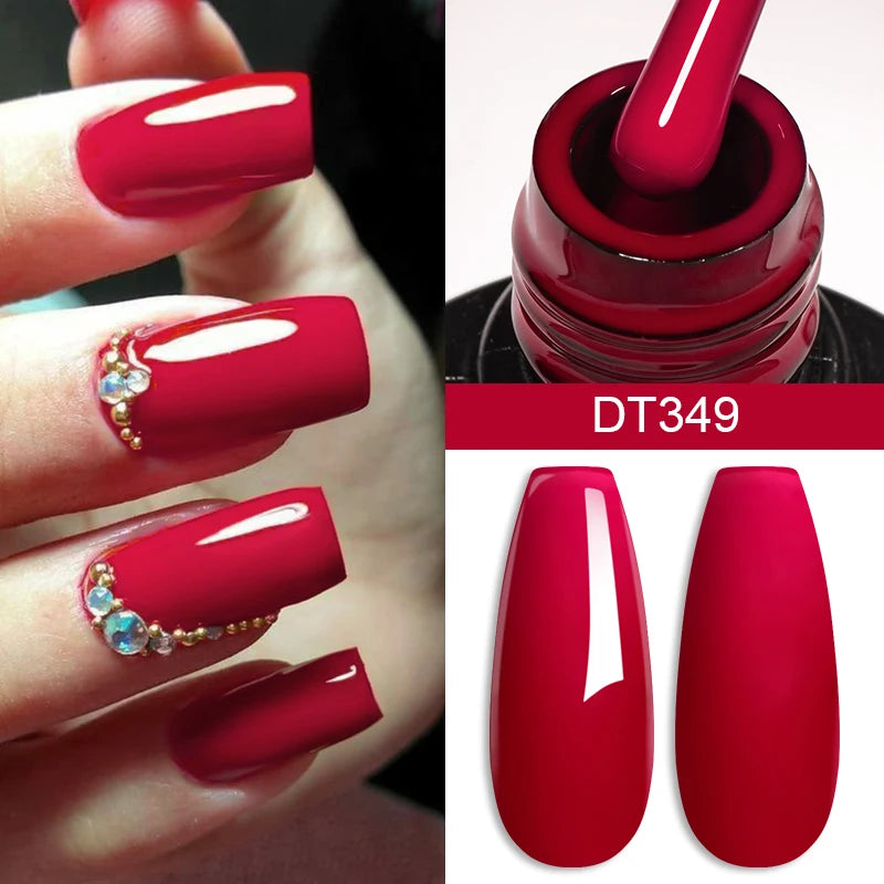 Crystal Red Semi-Permanent UV Gel Polish
