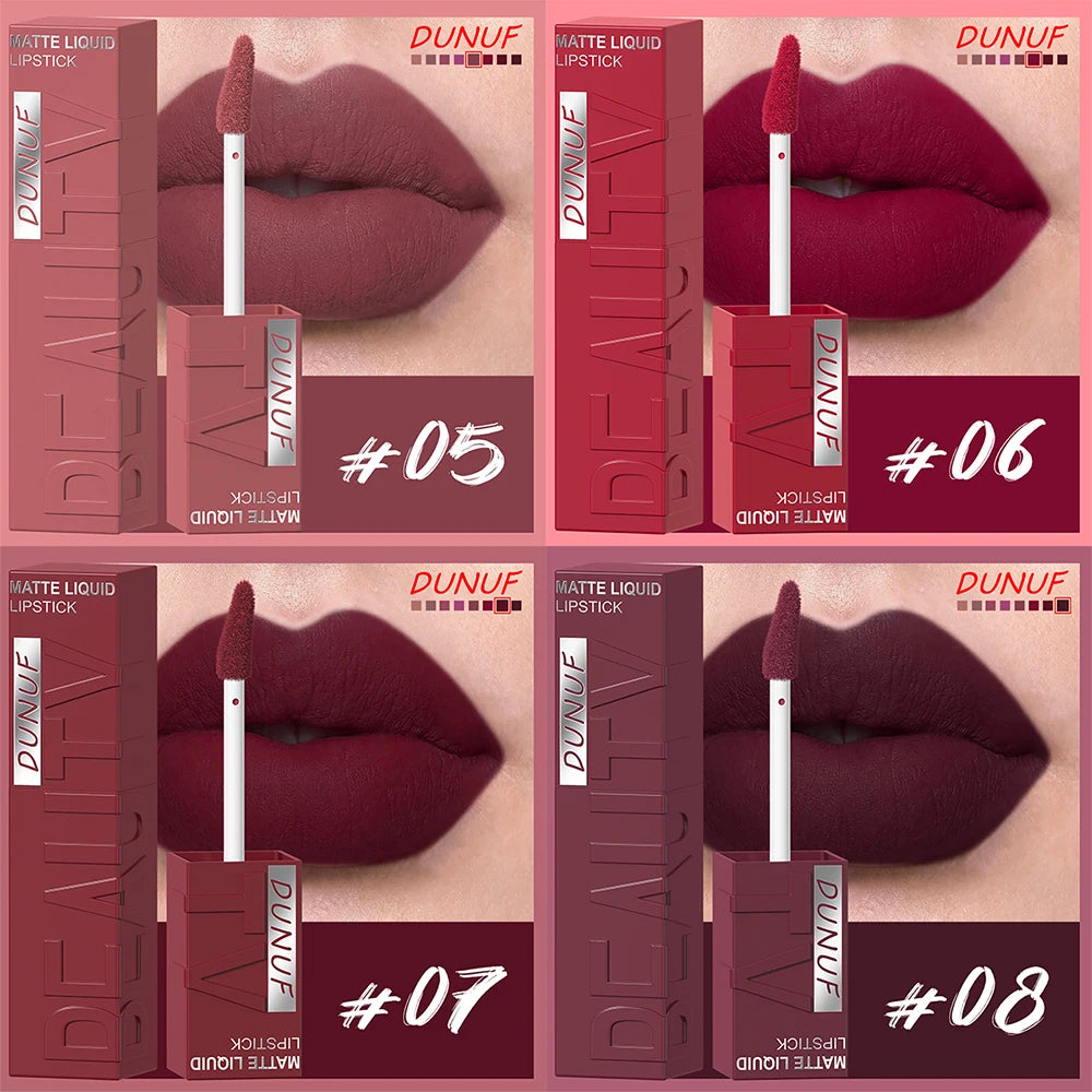 8-Shade Matte Liquid Lipstick Set