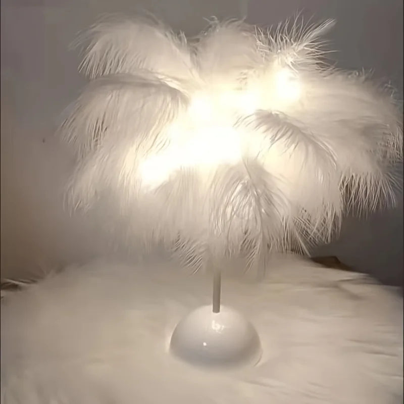 Feather Tree LED Table Lamp