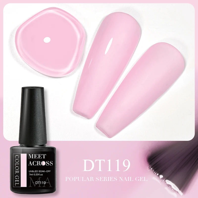 5ml Pink Dried Flower Gel Nail Polish