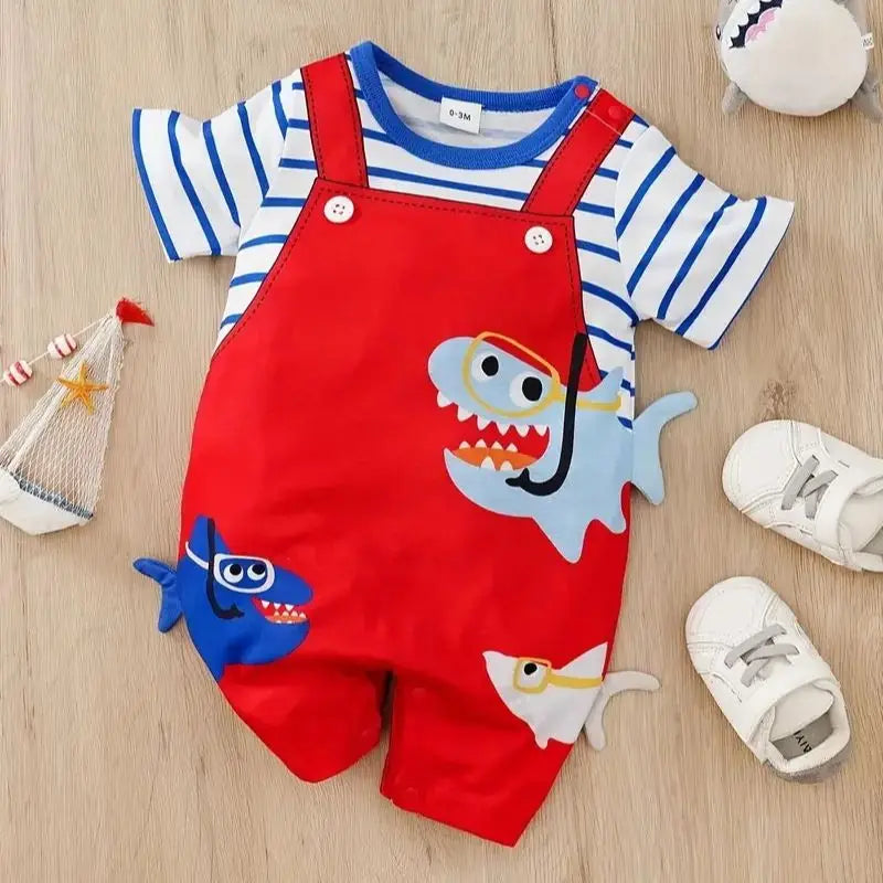 Summer Baby Shark Jumpsuit