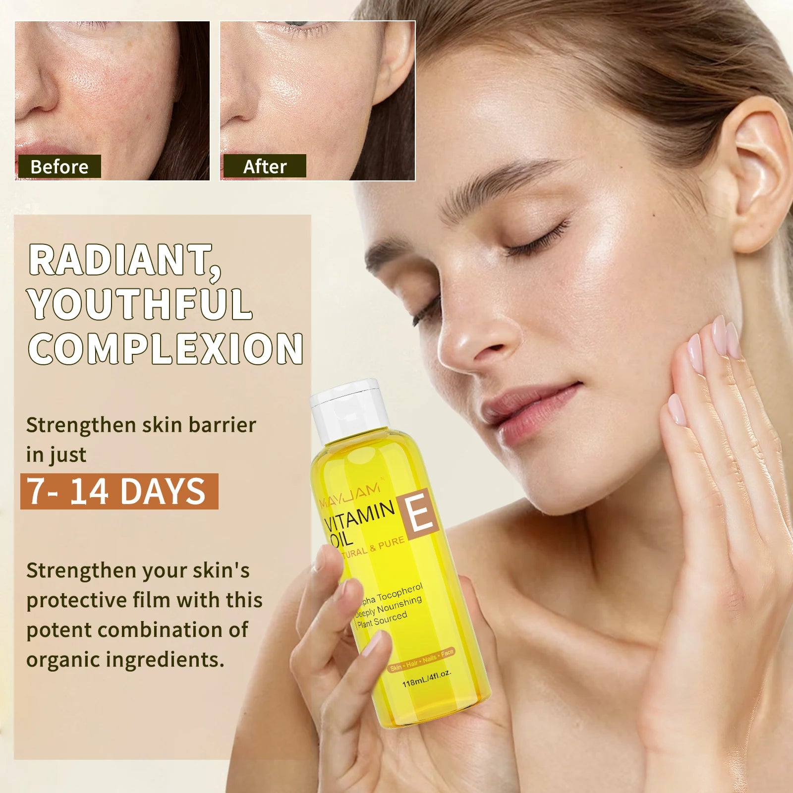 Pure Vitamin E Nourishing Face Oil
