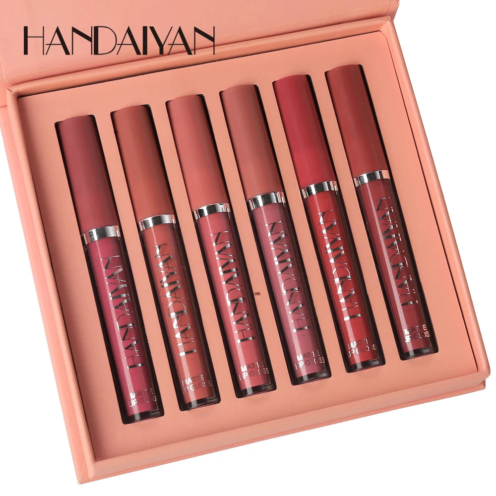 6-Piece Long-Lasting Matte Liquid Lipstick Set