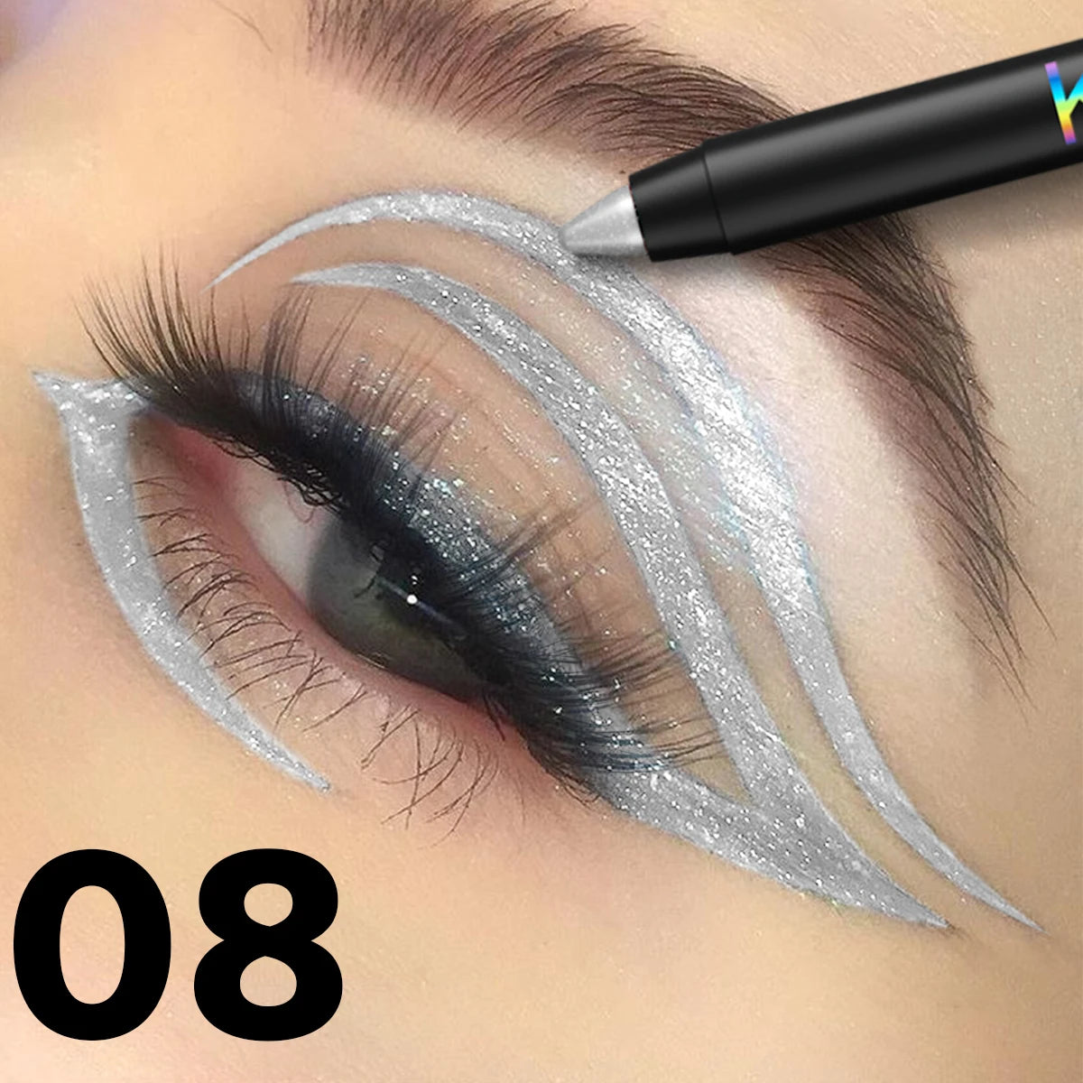 Colourful Metallic Eyeliner Pen