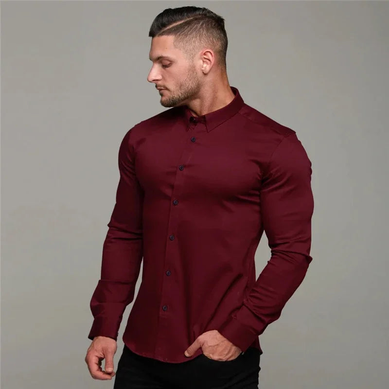 Slim Fit Long Sleeve Shirt