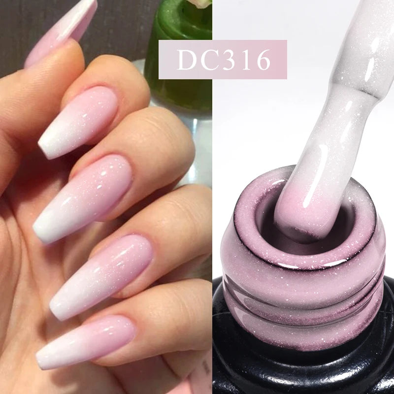 Thermal Aurora Rubber Base Gel Polish