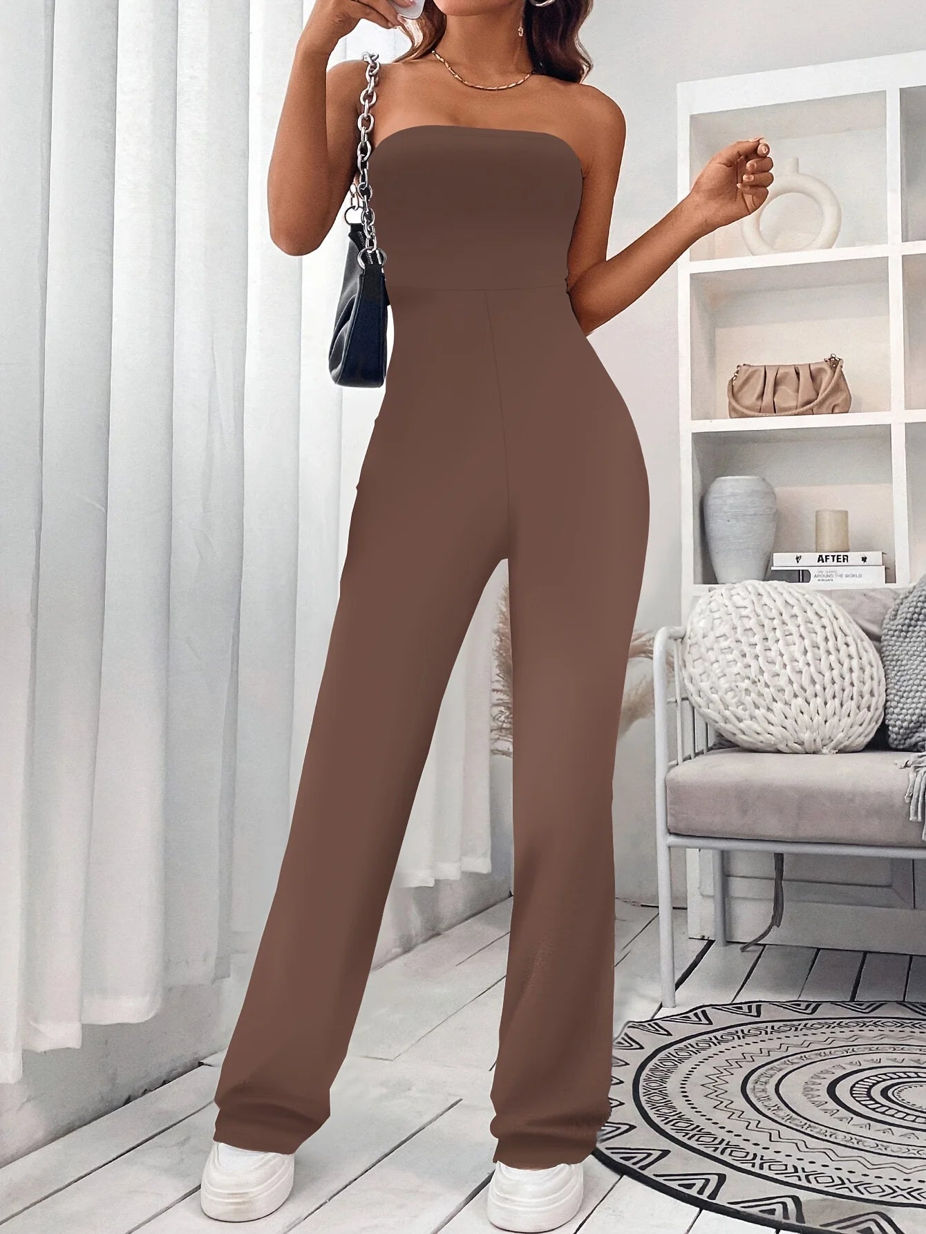 Summer Women's Bustier Jumpsuit