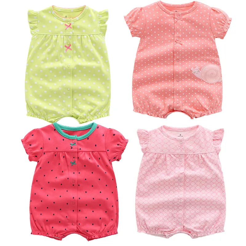 Summer Baby Rompers Infant Jumpsuits